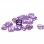Certified Natural Amethyst AAA Quality 6 mm Faceted Cushion 50 pcs Lot