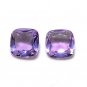 Certified Natural Amethyst AAA Quality 9 mm Faceted Cushion 5 pcs Lot
