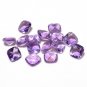 Certified Natural Amethyst AAA Quality 11 mm Faceted Cushion 10 pcs Lot