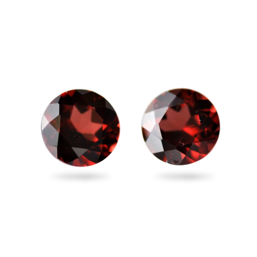 Certified Natural Garnet AAA Quality 3 mm Faceted Round 500 pcs lot loose gemstone