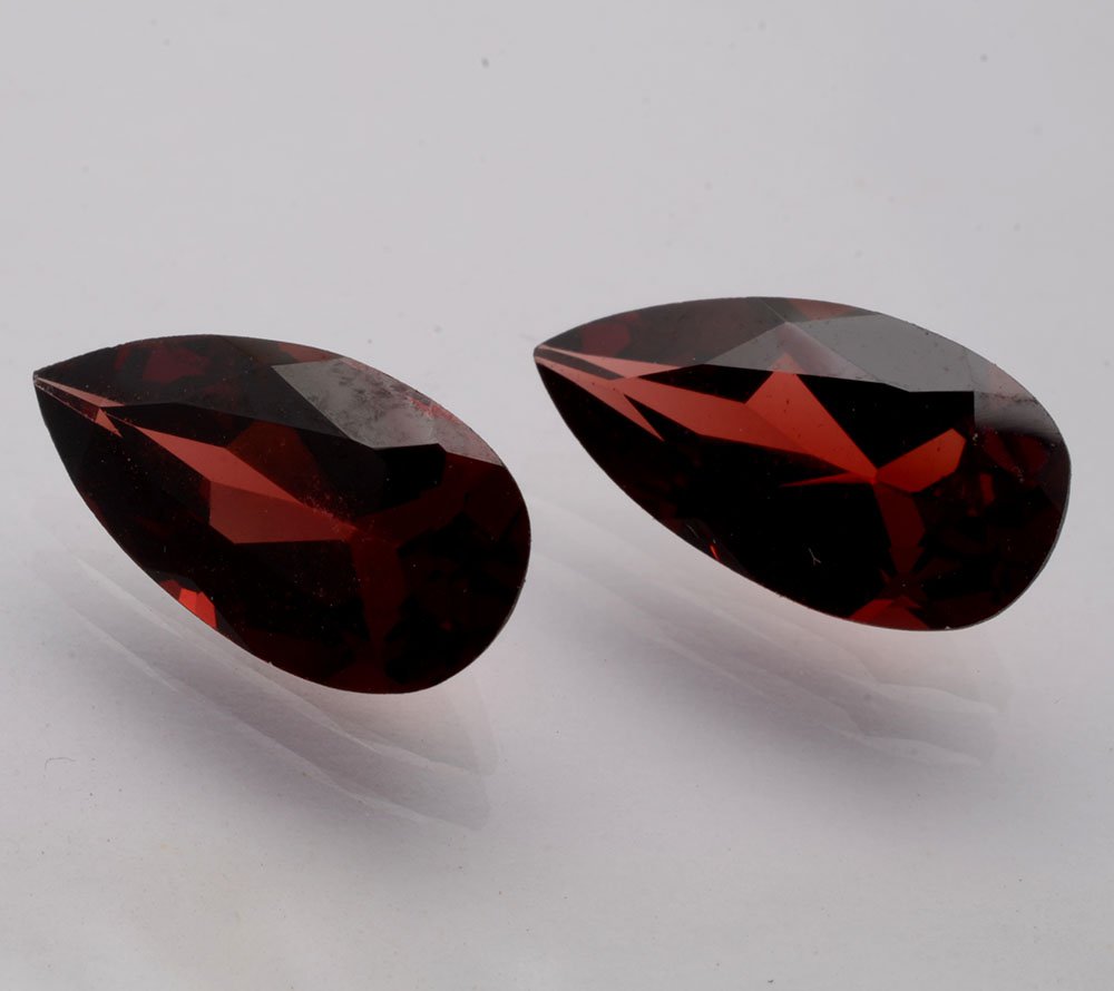Certified Natural Garnet AAA Quality 6x4 mm Faceted Pear 20 pcs lot loose gemstone