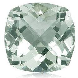 Certified Natural Green Amethyst AAA Quality 8 mm Faceted Cushion 35 pcs lot loose gemstone