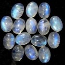 Natural Rainbow Moonstone 4x6 mm Faceted Oval 25 pcs Lot Loose Gemstone