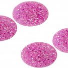 AAA Quality Flat Loose Natural Pink Rainbow Color Coated 8x6mm Oval 10pcs Lot Loose Gemstone
