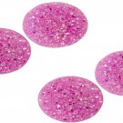 AAA Quality Flat Loose Natural Pink Rainbow Color Coated 18x13mm Oval 5pcs Lot Loose Gemstone