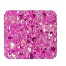AAA Quality Flat Loose Natural Pink Rainbow Color Coated 19mm Square Shape 1pcs Loose Gemstone