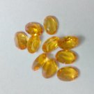 5x7mm Natural Orange Garnet 2 Piece  - Calibrated Size Faceted Cut  Oval orange Color Gemstone