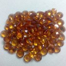 5mm Natural Hessonite Garnet - Faceted Cut 1 Piece Round Top Quality Brown Red Color - Gemstone