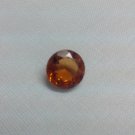8mm Natural Hessonite Garnet - Faceted Cut 25 Pieces Round Top Quality Brown Red Color - Gemstone