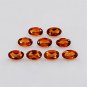 3x5mm Natural Hessonite Garnet - Faceted Cut 1 Piece Oval Top Quality Brown Red Color - Gemstone