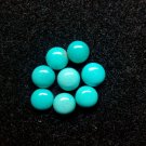Natural Turquoise 5mm Cabochon Round 100 Pieces  Lot  Turquoise Color - Natural Loose Gemstone