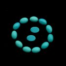 Natural Turquoise   5x3mm   Cabochon Oval  10 Pieces Lot  Turquoise Color - Natural Loose Gemstone