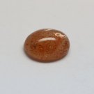 10x14mm  Natural Sunstone - Cabochon Oval  1  Piece  -Calibrated Size- Orange Color -  Gemstone