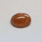 8x10mm    Natural Sunstone - Cabochon Oval  1  Piece    -Calibrated Size- Orange Color -  Gemstone