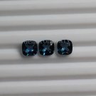 5mm Natural London Blue Topaz Faceted Cut Cushion 50 Pieces Top Quality Blue Color Gemstone