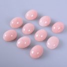 Natural Pink Opal- 6x4mm- Cabochon Oval  25  Pieces Top Quality -Gemstone Wholesale Lot For Sale