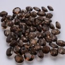 Natural Smoky Quartz 12x10mm Faceted Cut Oval 50 Pieces  Brown Color - Natural Loose Gemstone