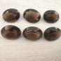 Natural Smoky Quartz 14x10mm  Faceted Cut Oval 10 Pieces  Brown Color - Natural Loose Gemstone
