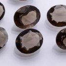 Natural Smoky Quartz 18x13mm Faceted Cut Oval 25  Pieces  Brown Color - Natural Loose Gemstone