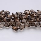 Natural Smoky Quartz 4x3mm  Faceted Cut Oval 100  Pieces  Brown Color - Natural Loose Gemstone