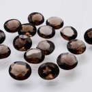 Natural Smoky Quartz 5x7mm   Faceted Cut Oval 5  Pieces  Brown Color - Natural Loose Gemstone