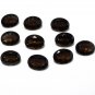 Natural Smoky Quartz 8x10mm Faceted Cut Oval 10 Pieces Brown Color - Natural Loose Gemstone