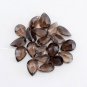 Natural Smoky Quartz 7x9mm Faceted Cut Pear 10 Pieces  Brown Color - Natural Loose Gemstone