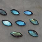 Natural Labradorite 5x10mm Marquise Cut 25 Pieces  Calibrated Size Gray Color Blue Power Gemstone