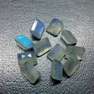 Natural Labradorite 12x10mm Octagon Cut 100 Pieces Calibrated Size Gray Color Blue Power Gemstone