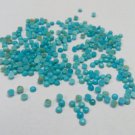 Natural Turquoise 2mm Cabochon Round  25  Pieces  Turquoise Color - Natural Loose Gemstone