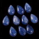 6x8mm Natural Kyanite - Cabochon- Pear 5 Pieces Calibrated Size - Top Quality - Loose Gemstone