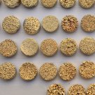 11mm  Natural  Gold Color Coating Flat Druzy Round 100 Pieces Lot Best Top Gold Color Loose Gemstone