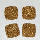 8mm Natural Gold Color Coating Flat Druzy Cushion 100 Pieces Lot Best Top Gold Color Loose Gemstone