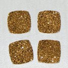10mm Natural Gold Color Coating Flat Druzy Cushion 10 Pieces Lot Best Top Gold Color Loose Gemstone