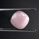16mm Natural Pink Opal Faceted Cut Cushion 1 Piece Top Quality  Pink Color  Loose Gemstone
