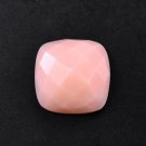 12mm Natural Pink Opal  Checkerboard Cut  Round 10 Pieces Top Quality  Pink Color Loose gemstone