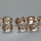 Natural Morganite 6x4mm Oval Faceted Cut 5 Pieces Top Quality Peach Color Loose Gemstone