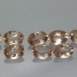 Natural Morganite 6x4mm Oval Faceted Cut 25 Pieces Top Quality Peach Color Loose Gemstone