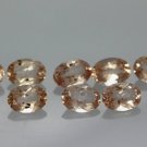 Natural Morganite 6x4mm Oval Faceted Cut 100 Pieces Top Quality Peach Color Loose Gemstone