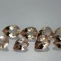 Natural Morganite 7x5mm Pear Faceted Cut 5 Pieces Top Quality Peach Color Loose Gemstone