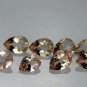 Natural Morganite 6x8mm Pear  Faceted Cut 2 Piece Top Quality Peach Color Loose Gemstone
