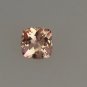 Natural Morganite 10mm Cushion  Faceted Cut 1 Piece Top Quality Peach Color Loose Gemstone