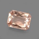 Natural Morganite 4x6mm Octagon  Faceted Cut 2 Piece Top Quality Peach Color Loose Gemstone