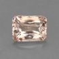 Natural Morganite 4x6mm Octagon  Faceted Cut 25 Pieces Top Quality Peach Color Loose Gemstone