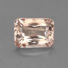 Natural Morganite 7x9mm Octagon  Faceted Cut 5 Pieces Top Quality Peach Color Loose Gemstone