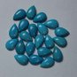 3x4mm Natural  Turquoise  Cabochon Pear  1 Piece Top Quality Turquoise Color Loose Gemstone