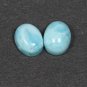 18x13mm Natural Laimar cabochon Oval 1 Piece Sky Blue color Loose Gemstone wholesale Lot For sale