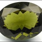Natural Moldavite 6x4mm Faceted Cut Oval 1 Piece Top Quality Green Color Loose Gemstone