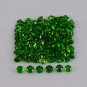 Natural Chrome Diopside 3mm Faceted Cut Round 5 Pieces -Calibrated Size - Loose Gemstone