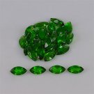 2.5x5mm  Natural Chrome Diopside Faceted Cut 50 Pieces Marquise -Calibrated Size - Loose Gemstone -
